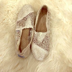 TOMS Alpargata Moroccan Crochet Slip-On